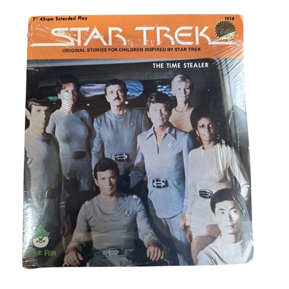 Star Trek Record Set 4 Records The Original Series Peter Pan Records 1979 - Picture 7 of 10